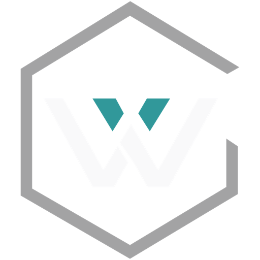WakeIQ hexagon W logo